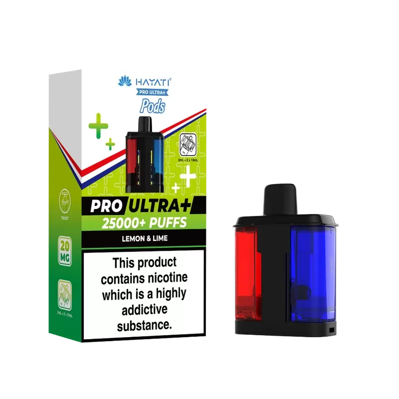Hayati Pro Ultra Plus 25k Prefilled Pods Lemon & Lime - Ecigpremium