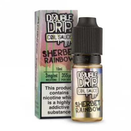 Double Drip Sherbet Rainbow E Liquid (10ml)