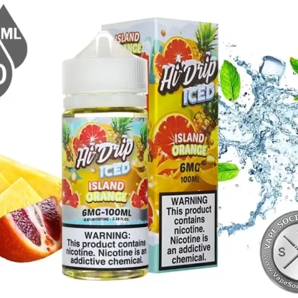 Island Orange Iced By Hi Drip E-Liquids 100ml
