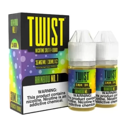 Rainbow No.1 Nicotine Salt by Twist E-Liquids - Size#60ml~Nicotine#35MG>50MG