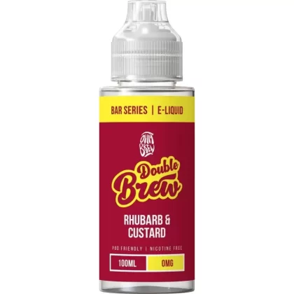OHM BREW DOUBLE BREW RHUBARB & CUSTARD 100ML SHORTFILL E-LIQUID