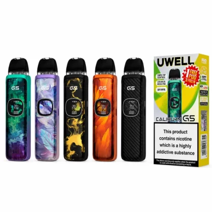 Uwell Caliburn G5 Vape Kit - Silver Marble
