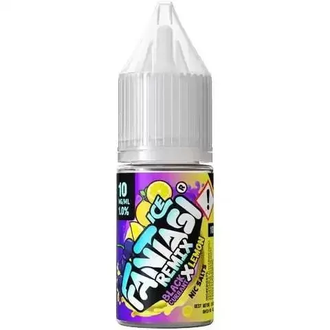 Fantasi Remix 10ml Nic Salt E-Liquid - Flavour#Blackcurrant x Grape Apple>Blackcurrant x Lemon ICE>Blue Raspberry x Lemonade>Blue Raspberry x Cherry ICE>Grape x Strawberry>Tropical x Thunder (0C8488)