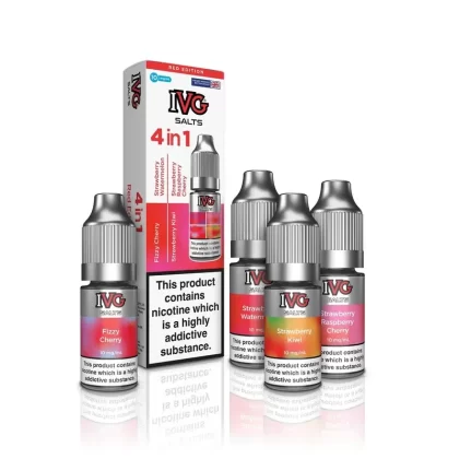 IVG 4 in 1 Red Edition Nic Salt E-Liquid (10ml)