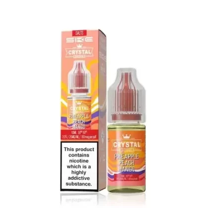 Pineapple Peach Mango By SKE Crystal Salts V2 10ml - Nicotine Strength#10mg (Salt)>20mg (Salt)
