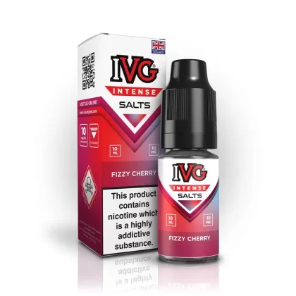 IVG Intense Nic Salt E Liquid Fizzy Cherry - Nicotine strength#20mg>10mg (C9B7A2) (C9B7A2)