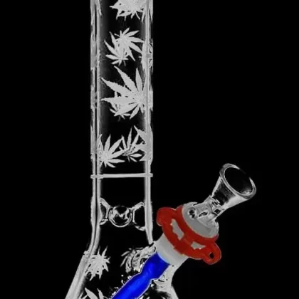 Frosted Design Beaker Water Pipe