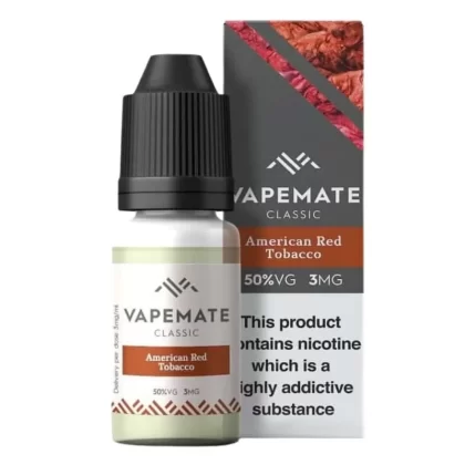 American Red Tobacco E-Liquid by Vapemate (10ml) - 12mg