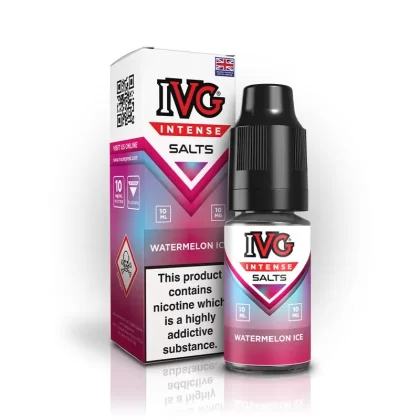 IVG Intense Nic Salt E Liquid Watermelon Ice - Nicotine strength#20mg>10mg (644D46) (644D46)