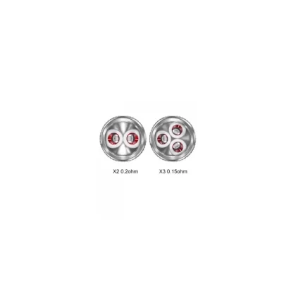 Freemax Twister Mesh Coils – Pack of 5 or Single Coils - X1 0.15ohm, X2 0.2ohm; Pack of 5 x Coils