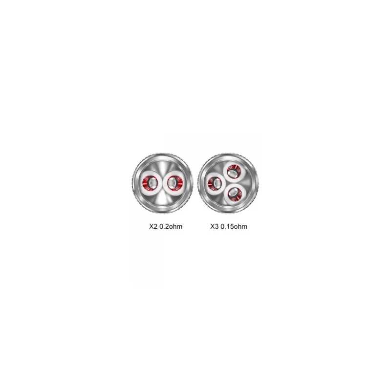 Freemax Twister Mesh Coils – Pack of 5 or Single Coils - X1 0.15ohm, X2 0.2ohm; Pack of 5 x Coils