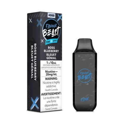 Flavour Beast Flow Rechargeable Disposable 4000 Puffs – Boss Blueberry Iced