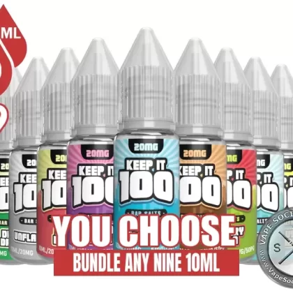 Keep It 100 Bar Salt Bundle 9x10ml (90ml)