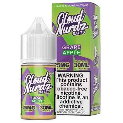 Grape Apple 30ml Synthetic Nic Salt Vape Juice – Cloud Nurdz - Vape Product