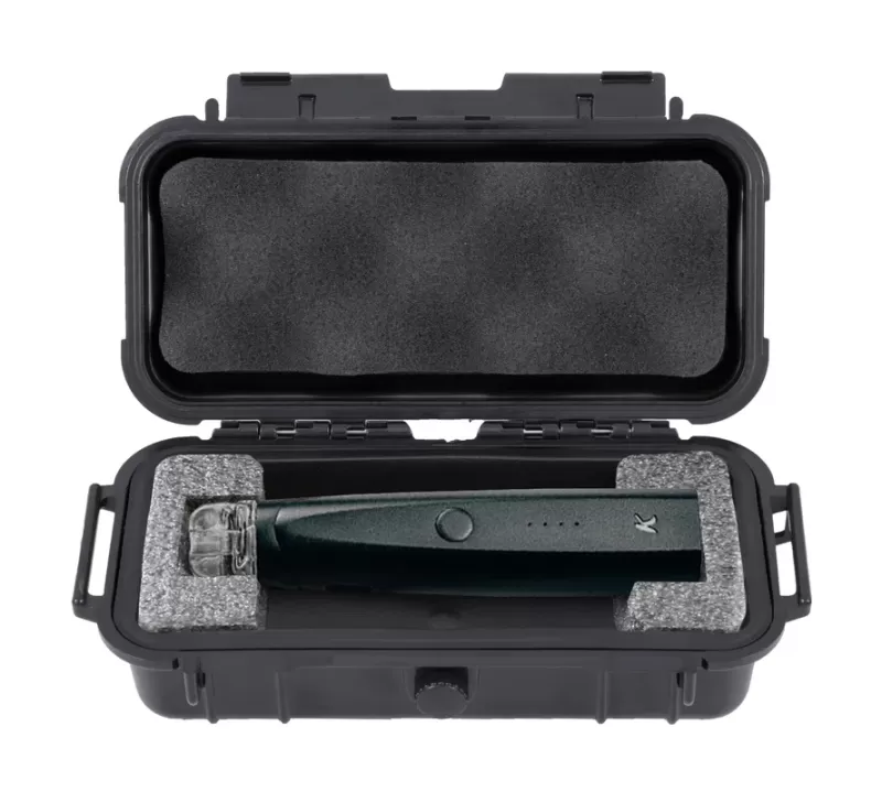 CLOUD/TEN 7.75″ Smell Proof Hard Travel Case with Rubber and Foam Interior for Kandypens K-Vape Pro Vaporizer