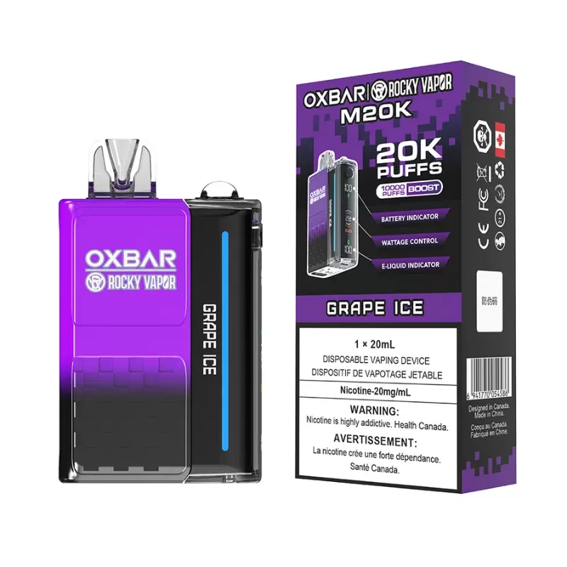 Oxbar M20K Grape Ice Disposable Vape