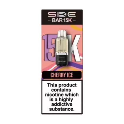 SKE Bar 15K Refill Pod Cherry Ice - Nicotine Strength#20mg (E77DD3) (E77DD3)
