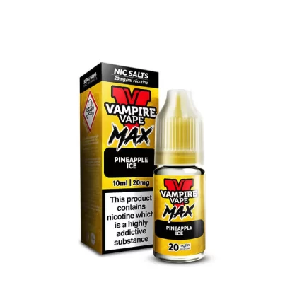 Vampire Vape MAX Pineapple Ice Nic Salt E-Liquid - Vapestore Co