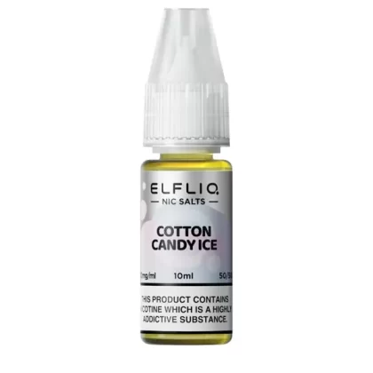 Elfliq Cotton Candy Ice Nic Salt E-Liquid - 10mg