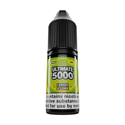 Lemon Lime Saltnic vape Juice by Ultimate 5000 - 10 Pack - Strength