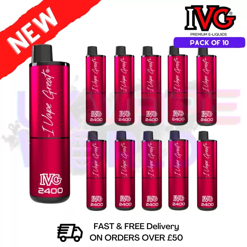 Box Of 10 – RED Edition IVG 2400 Prefilled Pen Kit