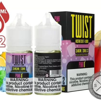 Pink 0° by Twist Salt 60ml - Vape Product, Vape Product; NCDOR