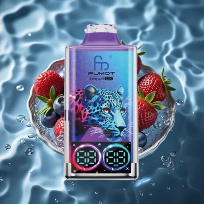 Fumot Leopard 40K Puffs Disposable Vape Blueberry on Ice – 5% Nicotine, Dual Mesh, Type-C Charging, 700mAh Battery - Bangvapeaustralia
