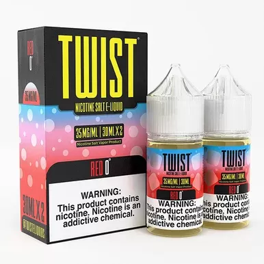 Red 0° (Ice Watermelon Madness) Twist Salts 60mL