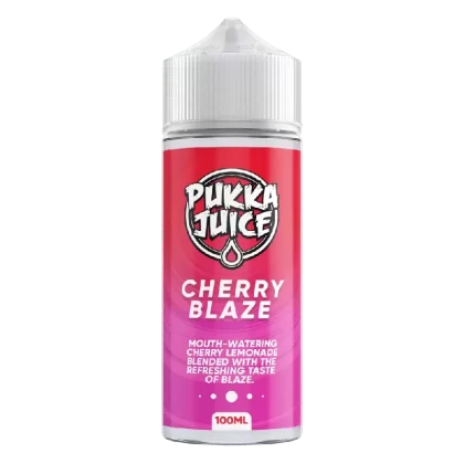 Pukka Juice 100ml E-liquid Shortfill Cherry Blaze - Nicotine Strength#0mg (CAFF51)