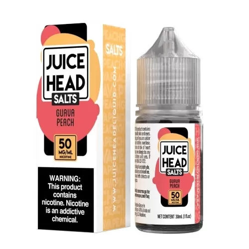 Juice Head Salt E-Liquid – Guava Peach 30ml