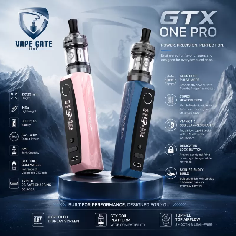 Vaporesso GTX One Pro Kit (3000mAh) - Red