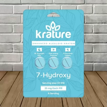 Krature 25mg 7-Hydroxy Tablets | 3ct Pack