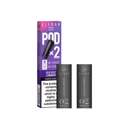 Elf Bar 4in1 Blue Razz Lemonade Pods (2 Pack) - Strength#20mg (16773F)
