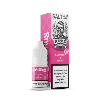 Liquid DosBros Salt 20mg 10ml Raspberry x Lychee Double Ice