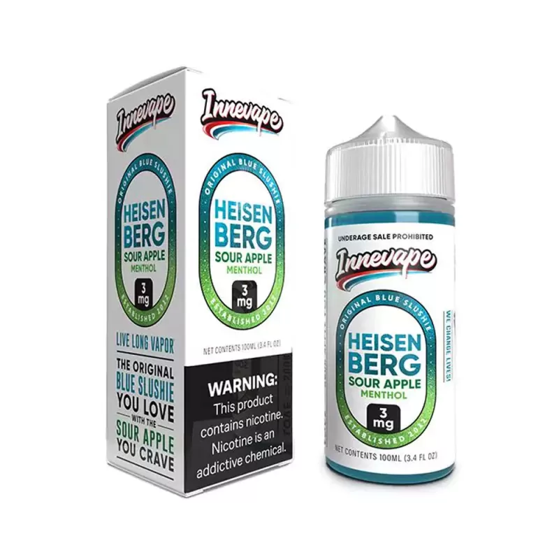 Innevape - Heisenberg Sour Apple Menthol - 100ML E-Liquid - 6MG
