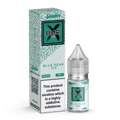 Blue Pear Ice By Slushie Bar Xtra Nic Salts 10ml - Nicotine Strength#10mg (Salt)>20mg (Salt)