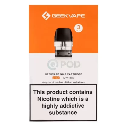 Geekvape Q Replacement Pod Cartridges - Resistance#0.6 Ohm>0.8 Ohm>1.2 Ohm