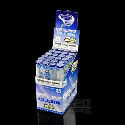 Cyclones Clear Natural Flavored Cones 24/Box