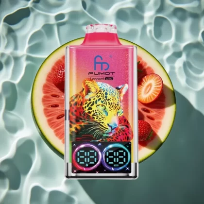 Fumot Leopard 40K Puffs Dual Mesh Disposable Vape – Strawberry Watermelon, 700mAh, Type-C - Bangvapeaustralia
