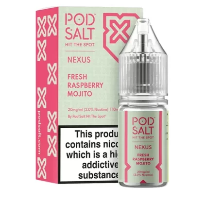 Fresh Raspberry Mojito Nexus Pod Salt Nic Salt E-liquid - 20mg