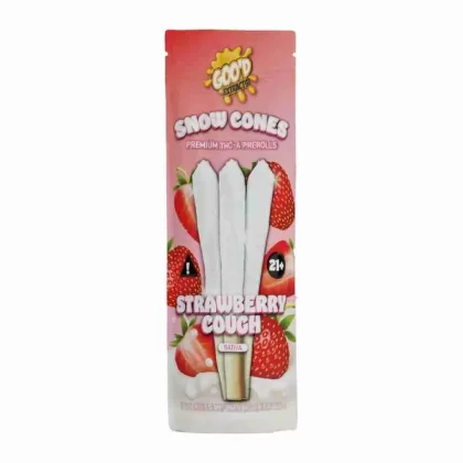 Goo’d Extracts Snow Cones THCA Diamonds 1 Gram Strawberry Cough 3pc - Vape Store