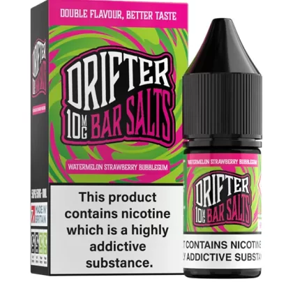 Watermelon Strawberry Bubblegum Drifter Bar Salts E-Liquid - 20mg