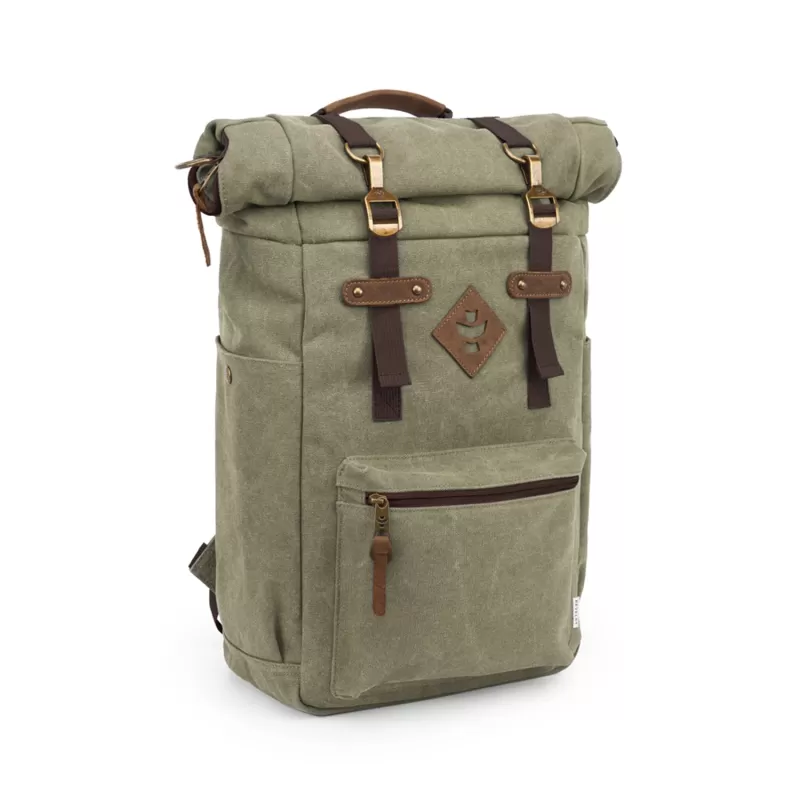 Revelry Drifter - Smell Proof Rolltop Backpack - Black