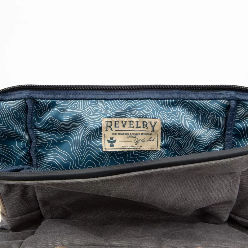 Revelry Drifter - Smell Proof Rolltop Backpack - Black - Image 3