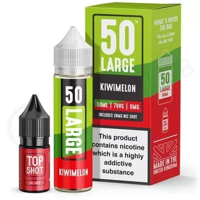 Kiwimelon Shortfill E-Liquid by 50 Large 50ml