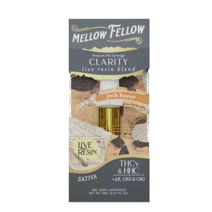 Mellow Fellow Clarity Blend 2ml Live Resin Vape Cartridge Jack Herer