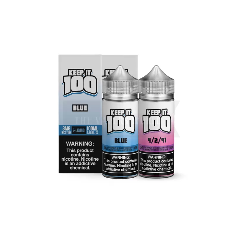 Keep it 100 E-Liquid Synthetic Nicotine Vape 100ml - Thevapersworld - Image 2