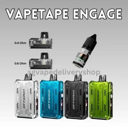 Vapetape Engage - E-liquid Only / Strawberry Honeydew Lemon (Freebase)