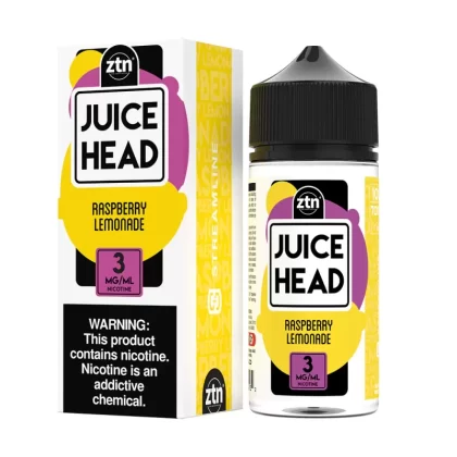 Juice Head 100ml Raspberry Lemonade - Vape Product, Vape Product