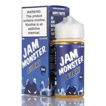Jam Monster Blueberry Vape e-Liquid 100mL - Vape Product, Vape Product